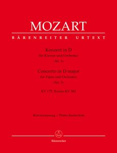 Concerto for Piano No.5 in D major (K.175) & Concert Rondo in D major (K.382) (Piano Reduction)