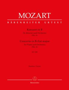 Concerto for Piano No.6 in B-flat major (K.238) (Full Score)