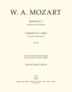Concerto for Piano No.21 in C major (K.467) (Wind Set)