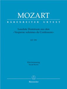 Laudate Dominum (K.339) from the Vesperae solennes de Confessore (Vocal Score)