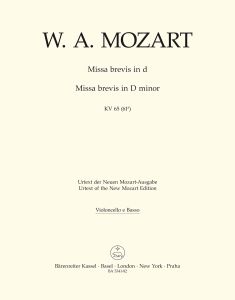 Missa brevis in D minor (K.65) (Cello/Bass/Bassoon)