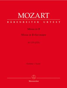Missa Brevis in B-flat major (K.275) (Full Score)
