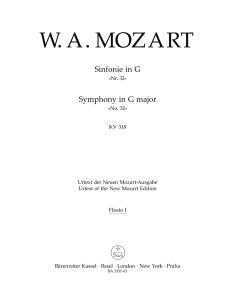 Symphony (Overture) No.32 in G major (K.318) (Wind Set)