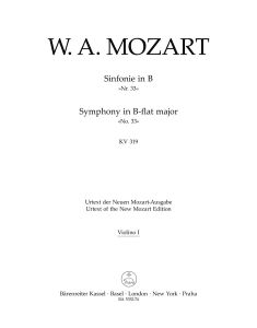 Symphony No.33 in B-flat major (K.319) (Violin I)