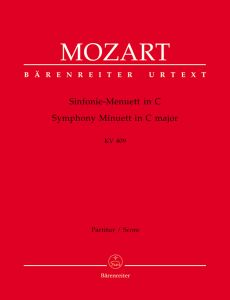 Symphony Minuet in C major (K.409) (Full Score)