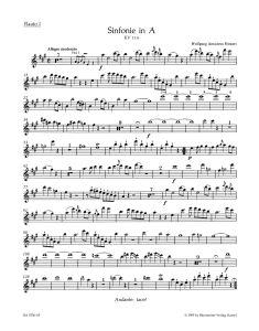 Symphony No.14 in A major (K.114) (Wind Set)