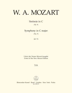 Symphony No.9 in C major (K.73) (Viola)