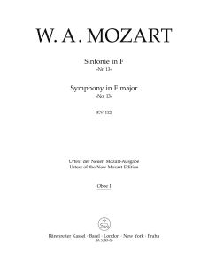Symphony No.13 in F major (K.112) (Wind Set)