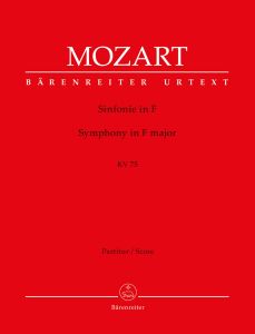 Symphony in F major (K.75) (Full Score)