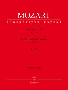 Symphony No.10 in G major (K.74) (Full Score)