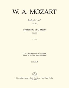 Symphony No.10 in G major (K.74) (Violin II)