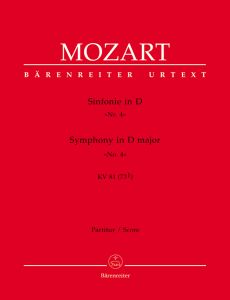 Symphony in D major (K.81) (Full Score)