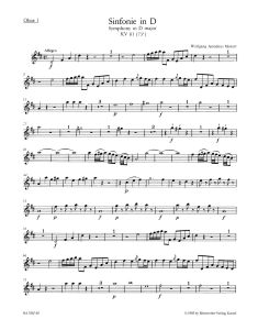 Symphony in D major (K.81) (Wind Set)