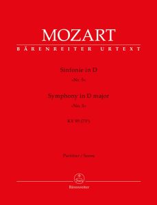 Symphony in D major (K.95) (Full Score)