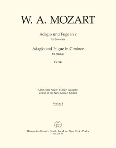 Adagio and Fugue for Strings in C minor (K.546) (Violin I)
