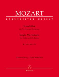 Single Movements for Violin & Orchestra (K.261, K.269 K.373) (Violin & Piano)
