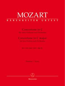 Concertone for two Violins in C major (K.190) (Full Score)