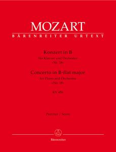 Concerto for Piano No.18 in B-flat major (K.456) (Full Score)