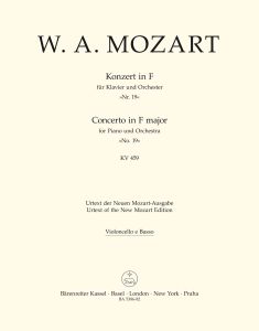 Concerto for Piano No.19 in F major (K.459) (Cello/Bass)