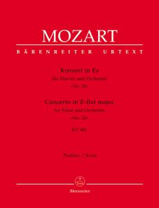 Concerto for Piano No.22 in E-flat major (K.482) (Full Score)