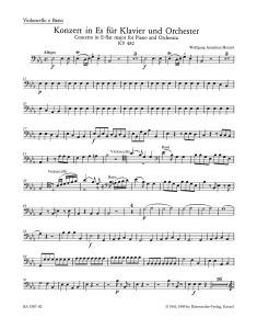 Concerto for Piano No.22 in E-flat major (K.482) (Cello/Bass)