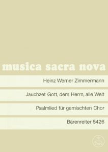 Jauchzet Gott, dem Herrn, alle Welt (Choral Score)
