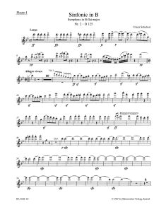 Symphony No.2 in B-flat major D 125 (Wind Set)