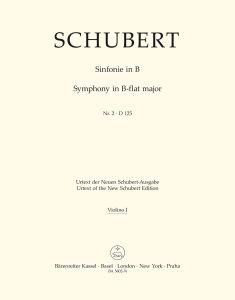 Symphony No.2 in B-flat major D 125 (Violin I)
