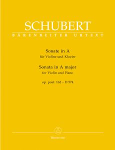 Sonata in A major Op.post.162 D 574 for Violin & Piano