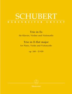 Trio for Piano, Violin & Violoncello in E-flat major Op.100 D 929 (Score & Parts)