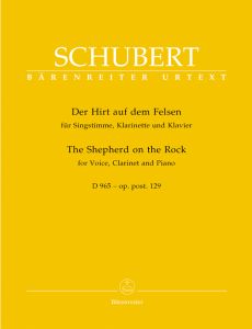 Der Hirt auf dem Felsen (The Shepherd on the Rock) Op.post.129 D 965