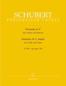 Fantasia in C major Op.post.159 D 934 for Violin & Piano