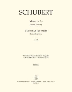 Mass in A-flat major D 678 (Violin I)