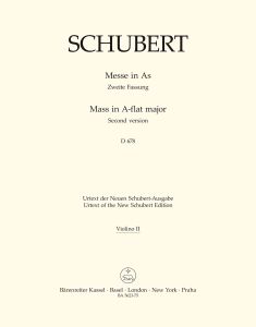 Mass in A-flat major D 678 (Violin II)