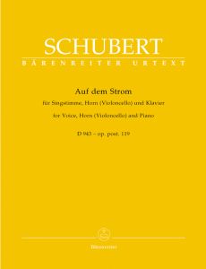 Auf dem Strom for high voice, horn (violoncello) and piano Op.post.119 D 943