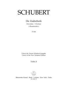 Die Zauberharfe: Overture in C major D 644 (Rosamunde) (Violin II)