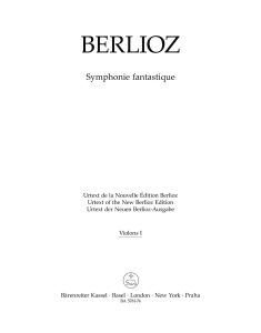 Symphonie fantastique Op.14 (Violin I)
