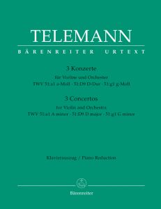 Three Concertos for Violin (Violin & Piano)