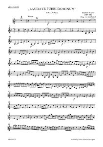 Laudate pueri Dominum (Violin II)