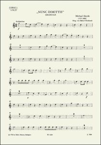 Nunc dimittis (Horn I)