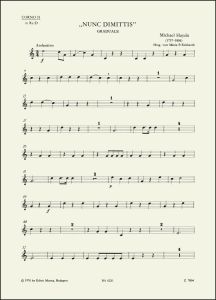 Nunc dimittis (Horn II)