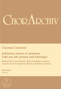 Jubilemus omnes et cantemus - Lasst uns alle preisen und lobsingen (Full Score, paperback)