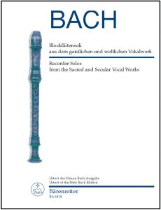 Recorder Solos from Sacred and Secular Vocal Works