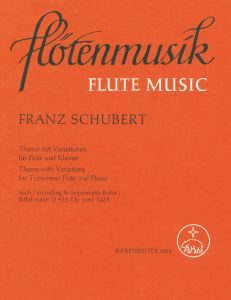 Theme & Variations for Flute & Piano based on the Impromptu in B flat-major Op.142/3 D 935