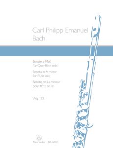 Sonata for Flute Solo in A minor (Wq 132)