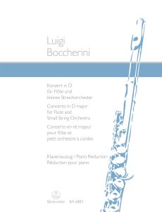 Concerto for Flute and Small String Orchestra in D major Op.27  (Flute & Piano)
