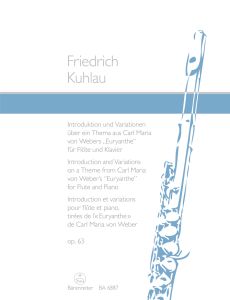 Introduction and Variations Op.63 on a Theme from Carl Maria von Weber's Euryanthe (Flute & Piano)