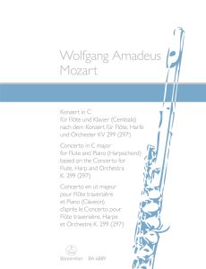 Concerto in C major based on the Concerto for Flute & Harp (K.299) (Flute & Piano/Harpsichord)