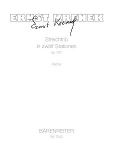 Streichtrio in zwölf Stationen Op.237 (Score)