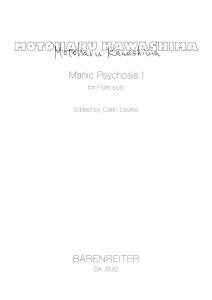 Manic Psychosis I for Flute Solo